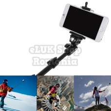 Selfie Stick si trepied Profesional Cu Telecomanda Bluetooth lungime 125 cm